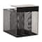 Mind Reader Slide-On Under Desk File Organizer, No Tools Required, Hanging Storage for Laptops, Folders, and Notebooks, Metal, Black